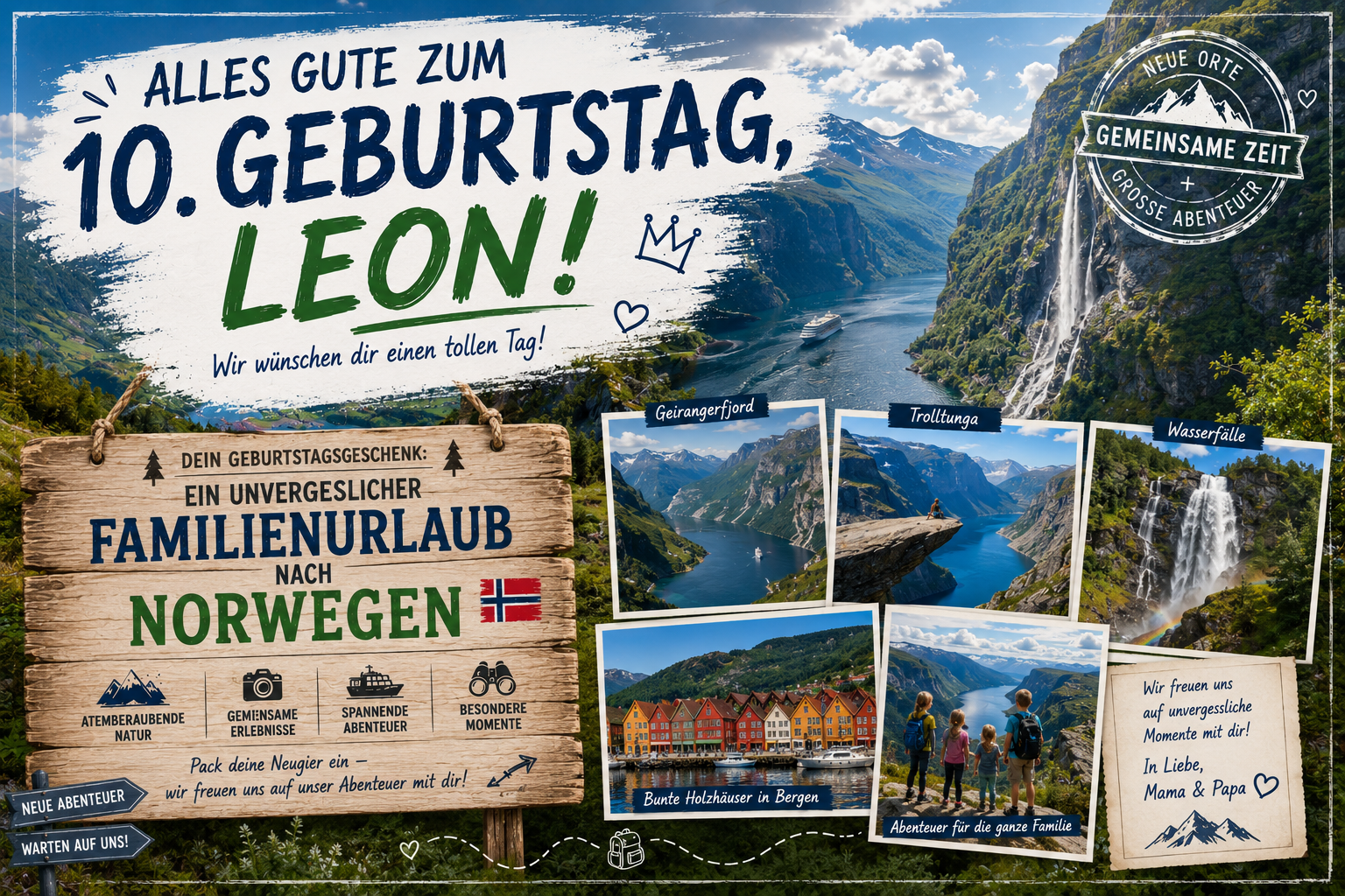 Norwegen Gutschein
